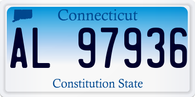 CT license plate AL97936