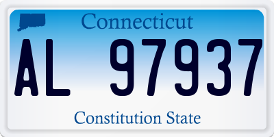 CT license plate AL97937
