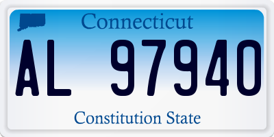 CT license plate AL97940