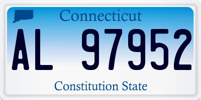 CT license plate AL97952