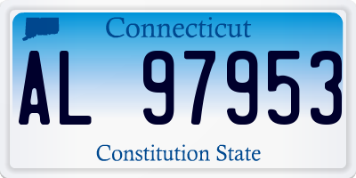 CT license plate AL97953
