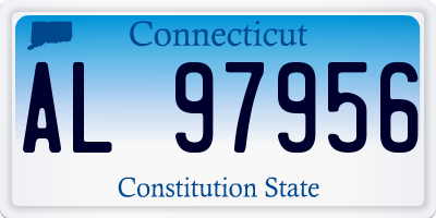 CT license plate AL97956