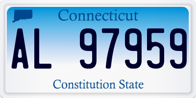 CT license plate AL97959
