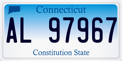 CT license plate AL97967