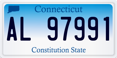 CT license plate AL97991