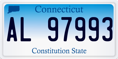 CT license plate AL97993