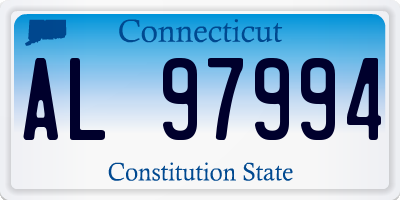 CT license plate AL97994
