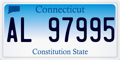 CT license plate AL97995