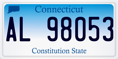 CT license plate AL98053