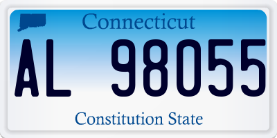 CT license plate AL98055