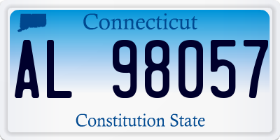CT license plate AL98057