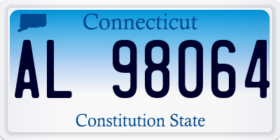 CT license plate AL98064