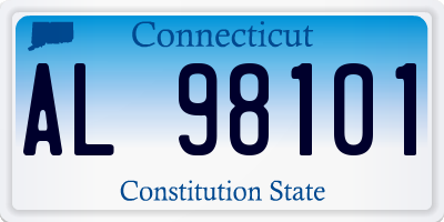 CT license plate AL98101
