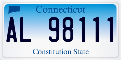 CT license plate AL98111