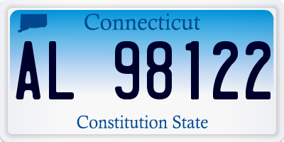 CT license plate AL98122