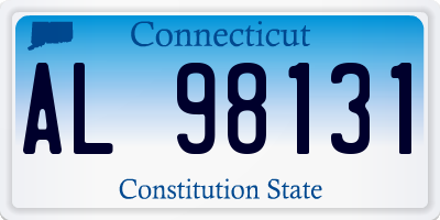 CT license plate AL98131
