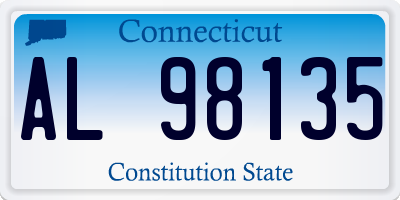 CT license plate AL98135