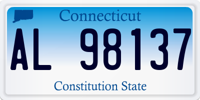 CT license plate AL98137
