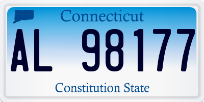 CT license plate AL98177