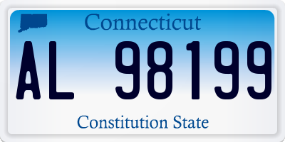 CT license plate AL98199