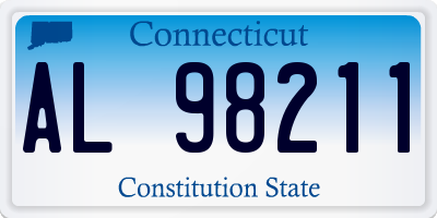 CT license plate AL98211