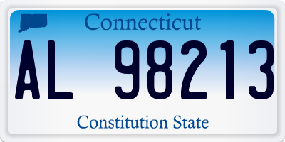 CT license plate AL98213