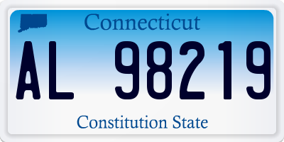 CT license plate AL98219