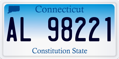 CT license plate AL98221