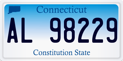 CT license plate AL98229
