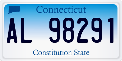 CT license plate AL98291