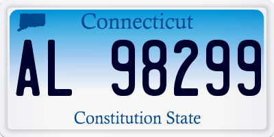 CT license plate AL98299