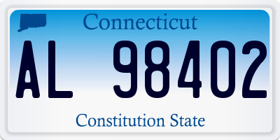 CT license plate AL98402