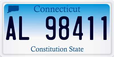 CT license plate AL98411
