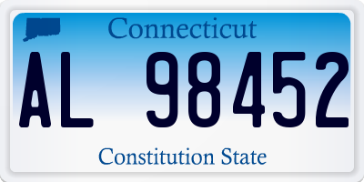 CT license plate AL98452
