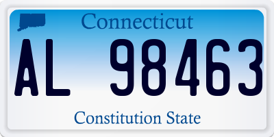 CT license plate AL98463