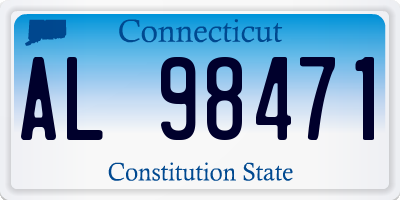 CT license plate AL98471