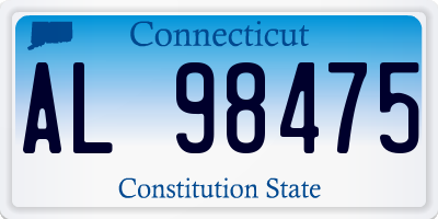 CT license plate AL98475