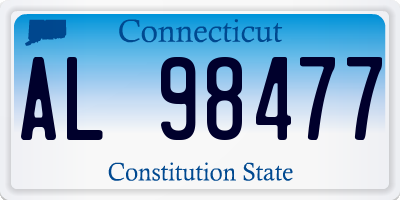 CT license plate AL98477