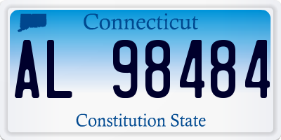 CT license plate AL98484