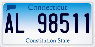CT license plate AL98511