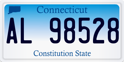 CT license plate AL98528