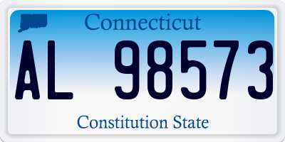 CT license plate AL98573