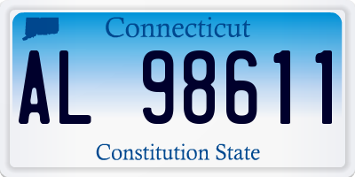 CT license plate AL98611