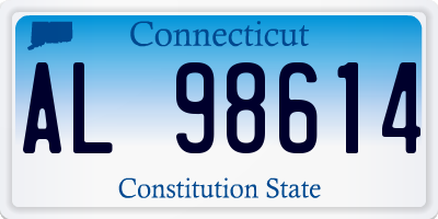 CT license plate AL98614