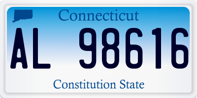 CT license plate AL98616