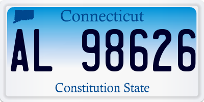 CT license plate AL98626