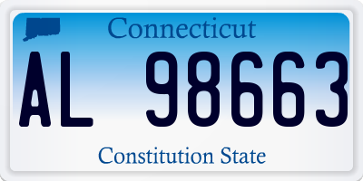 CT license plate AL98663