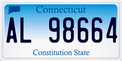 CT license plate AL98664
