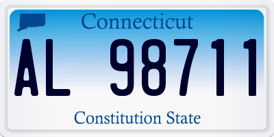 CT license plate AL98711