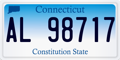CT license plate AL98717